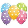 Ss Collectibles 11 In. Big Polka Dots Spec Asst Ltx Balloon SS93613